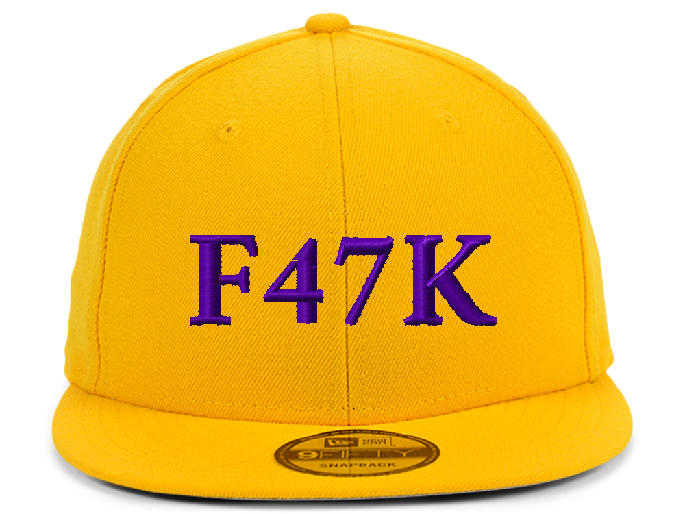 F47K - New Era Custom 9FIFTY - Yellow - Purple - Adjustable