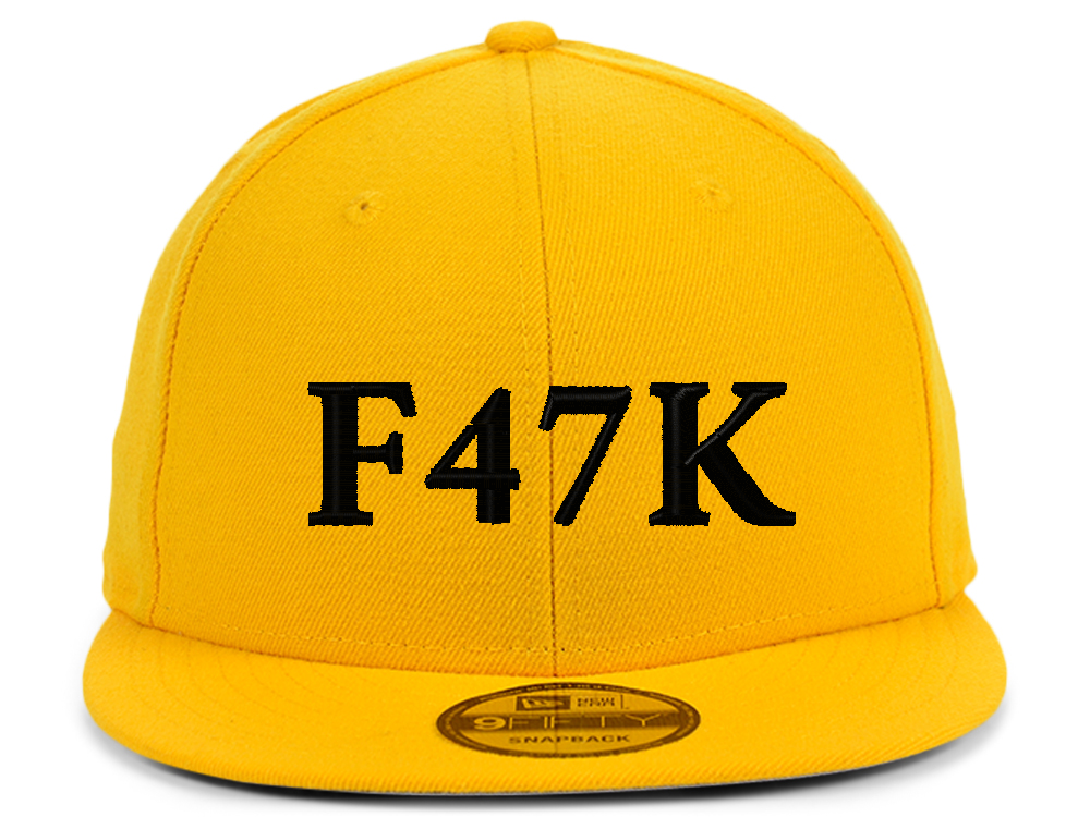 F47K - New Era Custom 9FIFTY - Yellow - Black - Adjustable