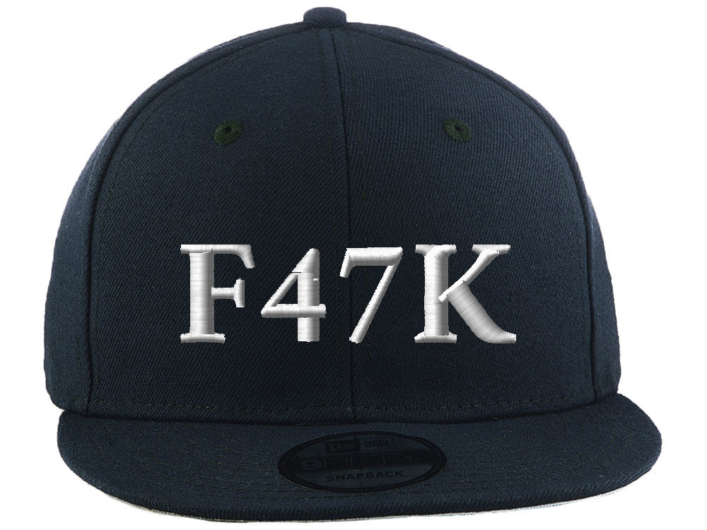 F47K - New Era Custom 9FIFTY - Midnight Navy - White - Adjustable